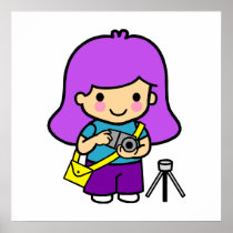 Photographer Girl Posters