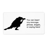 Photographer in Action Personalised Shipping Labels