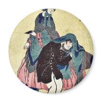 Photographer in old Yokohama by Utagawa,Yoshikazu Magnet