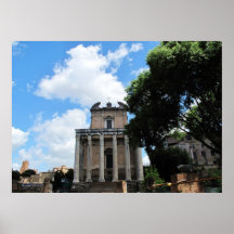 Photographie de l'Italie, Rome, forum romain Posters
