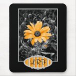 Photographie désaturée de marguerite africaine d'i tapis de souris