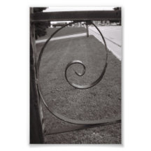 Photographie E1 4x6 noir et blanc de lettre d'alph