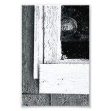 Photographie L5 4x6 noir et blanc de lettre d'alph