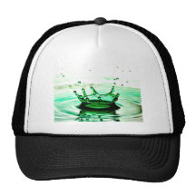 Photographie liquide - éclaboussure casquettes