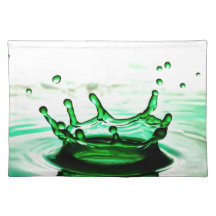 Photographie liquide - éclaboussure sets de table