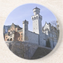 Photographie médiévale allemande de château dessous de verre