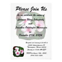 Photographie pourpre de fleurs de soleil invitations personnalisées