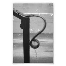 Photographie R1 4x6 noir et blanc de lettre d'alph