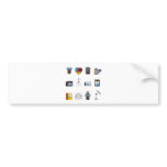 Photography Icon Bumper Sticker