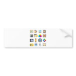 Photography Icon Bumper Sticker