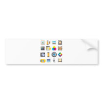 Photography Icon bumper stickers
