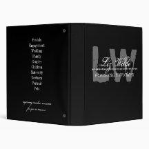 Photography Portfolio Binder