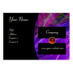 PHOTON monogram gem red purple black white Business Cards