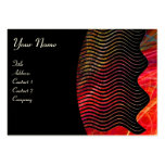 PHOTON WAVES monogram vibrant Business Cards