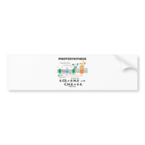 Photosynthesis (Chemical) Formula Bumper Sticker