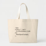 php & beer canvas bag
