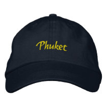 Phuket island in Thailand – famous tourist destina Embroidered Baseball Cap