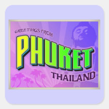 PHUKET STICKER CARRÉ