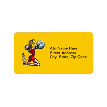 Physical Fitness Custom Address Label