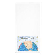 physical geography, Peace on Earth! Photo Card Template