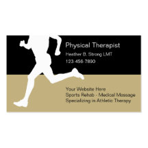 Physical Therapist Business Cards