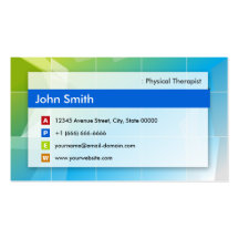 Physical Therapist - Modern Multipurpose Business Card Template