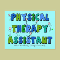Physical Therapy Assistant Gifts postcards