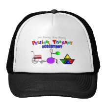 Physical Therapy Assistant Gifts Unique Graphics Mesh Hats