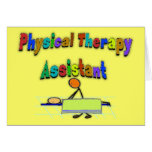 Physical Therapy Assistant--Stick Figure Design Greeting Cards