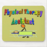 Physical Therapy Assistant--Stick Figure Design Mouse Pads