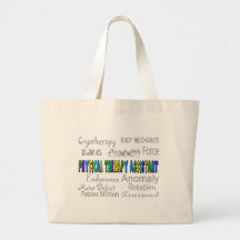 Physical Therapy Assistant "Terminology" Design Bags