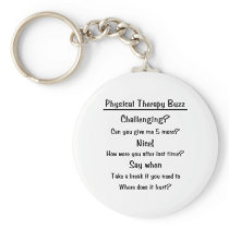 Physical Therapy Buzz Keychain