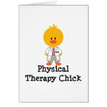 Physical Therapy Chick Greeting Card
