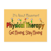 Physical Therapy Products and Gifts Postcards