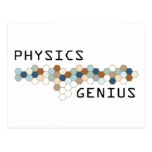 Physics Genius Postcards