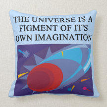 physics joke throw pillow