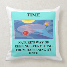physics joke throw pillows