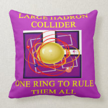 physics joke throw pillow