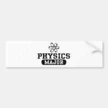 Physics Major Bumper Stickers