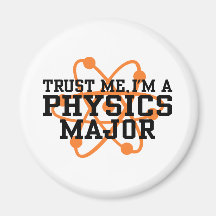 Physics Major Refrigerator Magnets