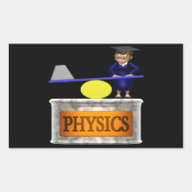 Physics Rectangle Stickers