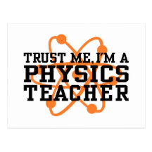Physics Teacher Postcard