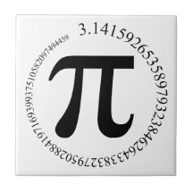Pi - π carreau en céramique