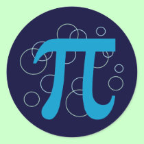 Pi Circles stickers