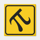 Pi Crossing Zone Refrigerator Magnets