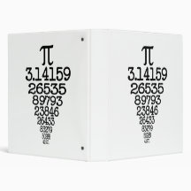 Pi Day compleye 3.14 Vinyl Binder