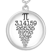 Pi Day Geek Necklaces