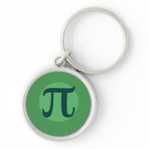 Pi Day Green Key Chains
