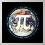 Pi Day on Earth - Math poster