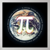 Pi Day on Earth - Math poster
